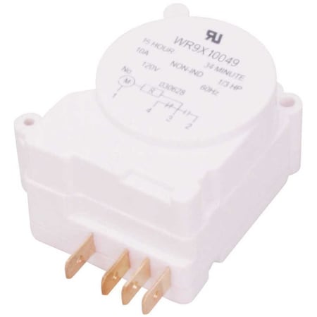 Exact Replacement Parts Defrost Timer, Replaces GE ERWR09X10049